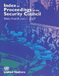 Book Cover for Index to Proceedings of the Security Council by United Nations