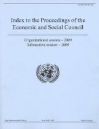 Book Cover for Index to Proceedings of the Economic and Social Council by United Nations