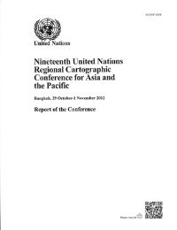 Book Cover for Nineteenth United Nations Regional Cartographic Conference for Asia and the Pacific by United Nations
