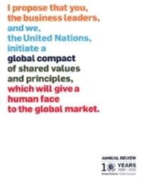 Book Cover for United Nations Global Compact Annual Review by United Nations
