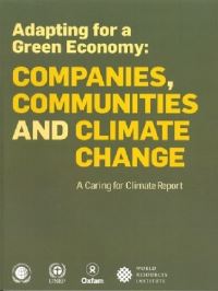 Book Cover for Adapting for a Green Economy by United Nations