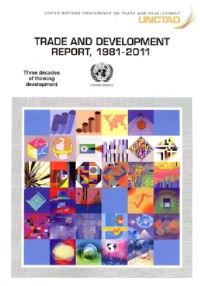 Book Cover for Trade and Development Report, 1981-2011 by United Nations