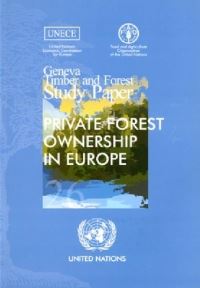 Book Cover for Private Forest Ownership in Europe by United Nations