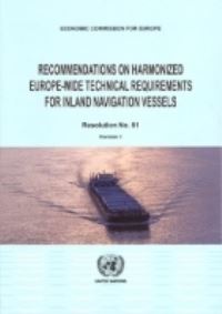 Book Cover for Recommendations on Harmonized Europe-Wide Technical Requirements for Inland Navigation Vessels by United Nations