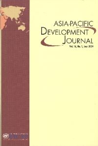 Book Cover for Asia-Pacific Development Journal by United Nations
