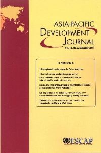 Book Cover for Asia-Pacific Development Journal by United Nations