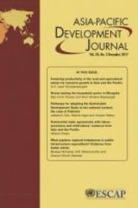 Book Cover for Asia-Pacific Development Journal, Vol. 24, No. 2, December 2017 by United Nations