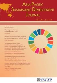 Book Cover for Asia-Pacific Sustainable Development Journal 2018, Issue No. 1 by United Nations