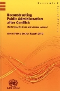 Book Cover for Reconstructing Public Administration After Conflict by United Nations