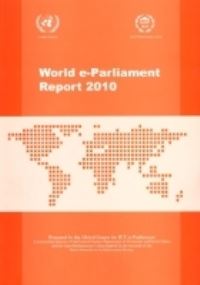 Book Cover for World E-Parliament Report by United Nations