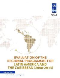 Book Cover for Evaluation of the Regional Programme for Latin America and the Caribbean (2008-2013) by United Nations Development Programme