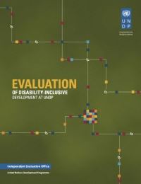 Book Cover for Evaluation of Disability-Inclusive Development at UNDP by United Nations Development Programme