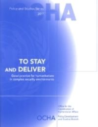 Book Cover for To Stay and Deliver by United Nations