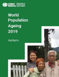 Book Cover for World Population Ageing 2019 by United Nations