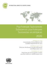 Book Cover for Psychotropic Substances 2020 (English/French/Spanish Edition) by International Narcotics Control Board