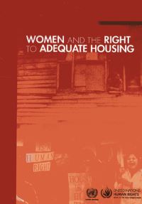 Book Cover for Women and the Right to Adequate Housing by United Nations