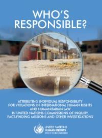 Book Cover for Who's Responsible? by United Nations