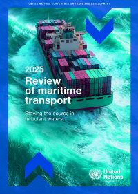 Book Cover for Review of Maritime Transport 2025 by United Nations Conference on Trade and Development
