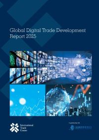 Book Cover for Global Digital Trade Development Report 2025 by International Trade Centre