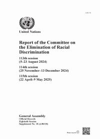 Book Cover for Report of the Committee on the Elimination of Racial Discrimination, Eightieth Session by United Nations Department for General Assembly and Conference Management
