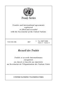 Book Cover for Treaty Series 3186 by United Nations Office of Legal Affairs