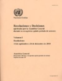 Book Cover for Resoluciones Y Decisiones Aprobadas Por La Asamblea General by United Nations
