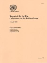 Book Cover for Report of the Ad Hoc Committee on the Indian Ocean by United Nations
