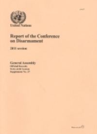 Book Cover for Report of the Conference on Disarmament by United Nations