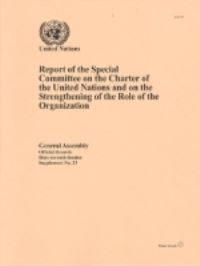 Book Cover for Report of the Special Committee by United Nations