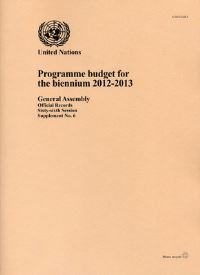 Book Cover for Report of the Programme Budget by United Nations