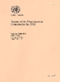 Book Cover for Report of the Disarmament Commission by United Nations