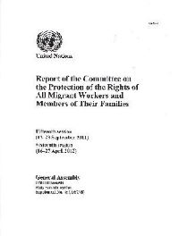Book Cover for Report of the Committee on the Protection of the Rights of All Migrant Workers and Members of Their Families by United Nations Department of General Assembly Affairs and Conference Services