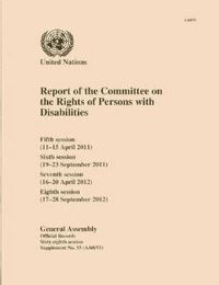 Book Cover for Report of the Committee on the Rights of Persons With Disabilities by United Nations Department of General Assembly Affairs and Conference Services