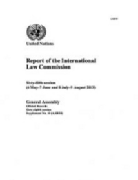 Book Cover for Report of the International Law Commission by United Nations, United Nations