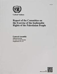 Book Cover for Report of the Committee on the Exercise of the Inalienable Rights of the Palestinian People by United Nations Department of Political Affairs