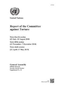 Book Cover for Report of the Committee Against Torture by United Nations Office of the High Commissioner for Human Rights