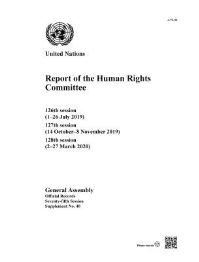 Book Cover for Report of the Human Rights Committee by United Nations Department for General Assembly and Conference Management