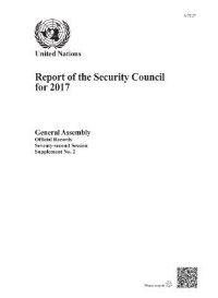 Book Cover for Report of the Security Council 2017 by United Nations Department for General Assembly and Conference Management