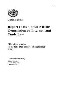 Book Cover for Report of the United Nations Commission on International Trade Law by United Nations Department for General Assembly and Conference Management