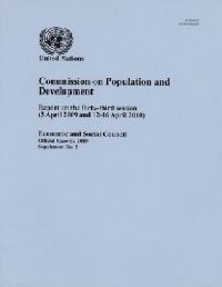 Book Cover for Report of the Commission on Population and Development by United Nations