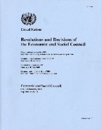 Book Cover for Resolutions and Decisions of the Economic and Social Council by United Nations