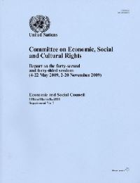 Book Cover for Committee on Economic, Social and Cultural Rights by United Nations