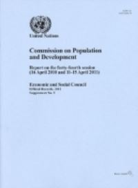 Book Cover for Report of the Commission on Population and Development by United Nations
