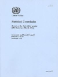Book Cover for Report of the Statistical Commission by United Nations
