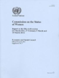 Book Cover for Report of the Commission on the Status of Women by United Nations