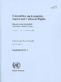 Book Cover for Committee on Economic, Social and Cultural Rights by United Nations