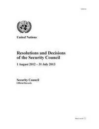 Book Cover for Resolutions and Decisions of the Security Council 2012-2013 by United Nations
