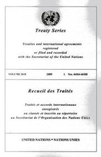 Book Cover for Treaty Series 2618 by Office of Legal Affairs
