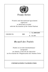 Book Cover for Treaty Series 2716 by United Nations Office of Legal Affairs