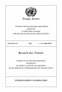 Book Cover for Treaty Series 2743 by United Nations Office of Legal Affairs